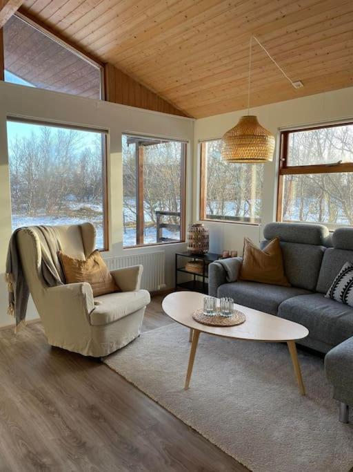 Lakeview Cabin Near Kirkjubæjarklaustur المظهر الخارجي الصورة